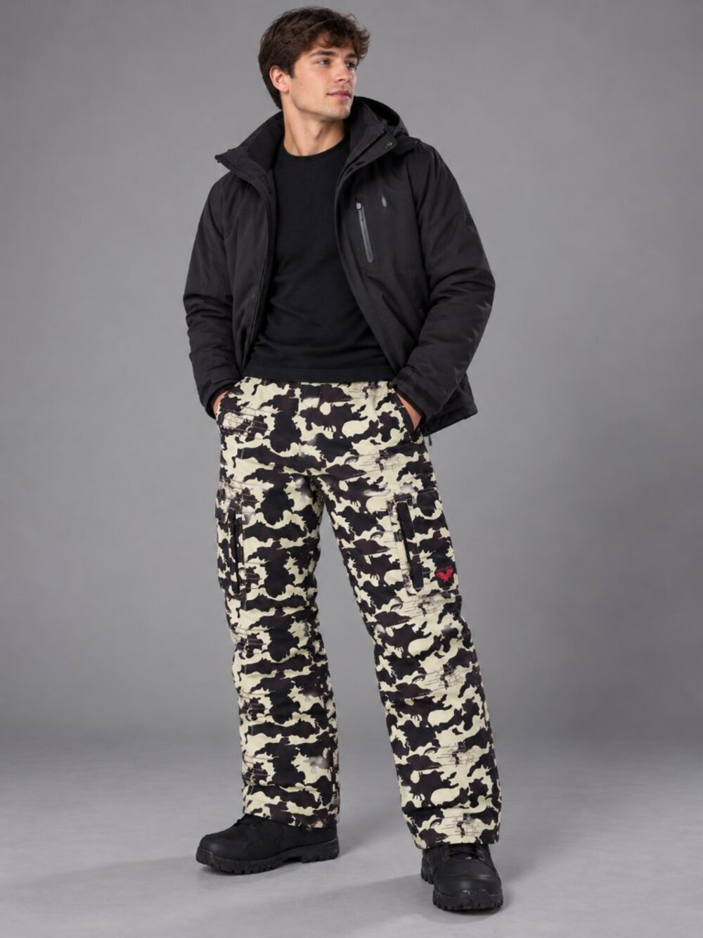 XT3 Pro Series Camouflage Snow Pants – Men’s Medium/Snowboard
